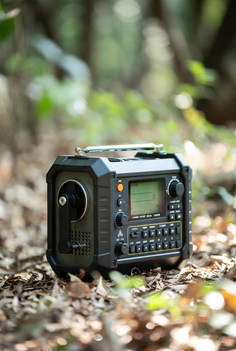Hand-Crank Emergency Radio